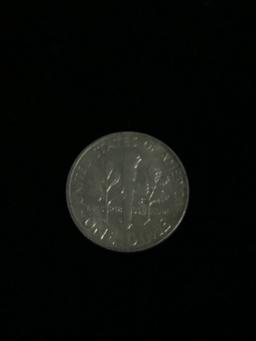 1955 United States Silver Roosevelt Dime - 90% Silver Coin - BU Grade