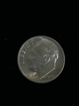 1948 United States Silver Roosevelt Dime - 90% Silver Coin - BU Grade