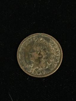 1890 United States Indian Head Penny Coin