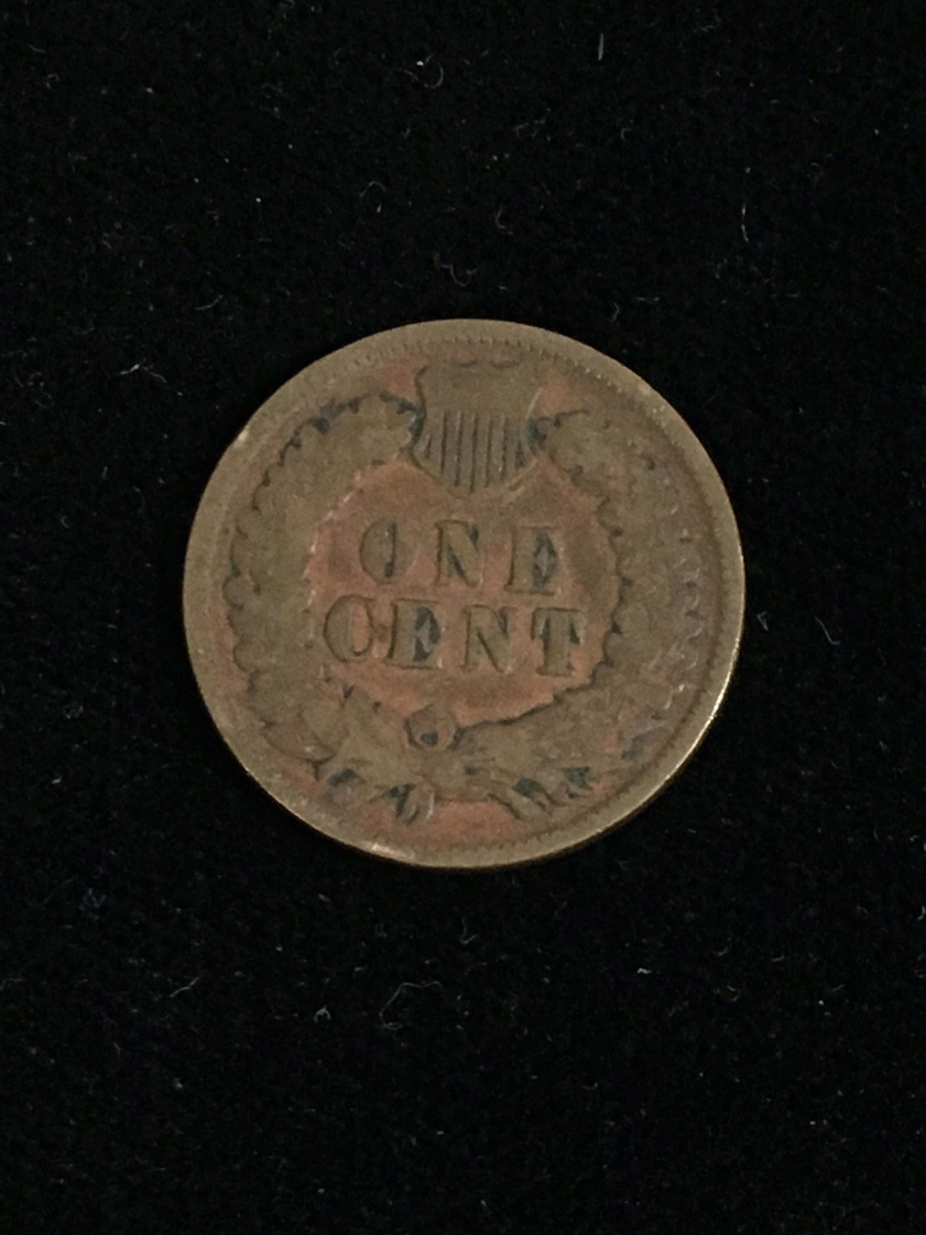 1897 United States Indian Head Penny Coin