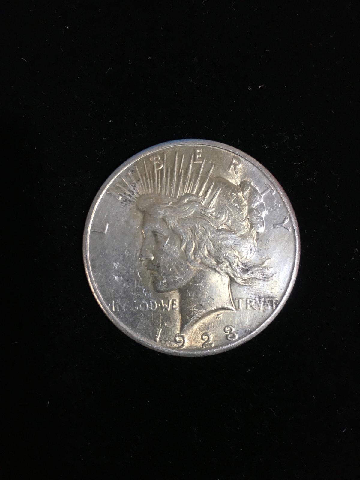 1923-S United States Silver Peace Dollar - 90% Silver Coin