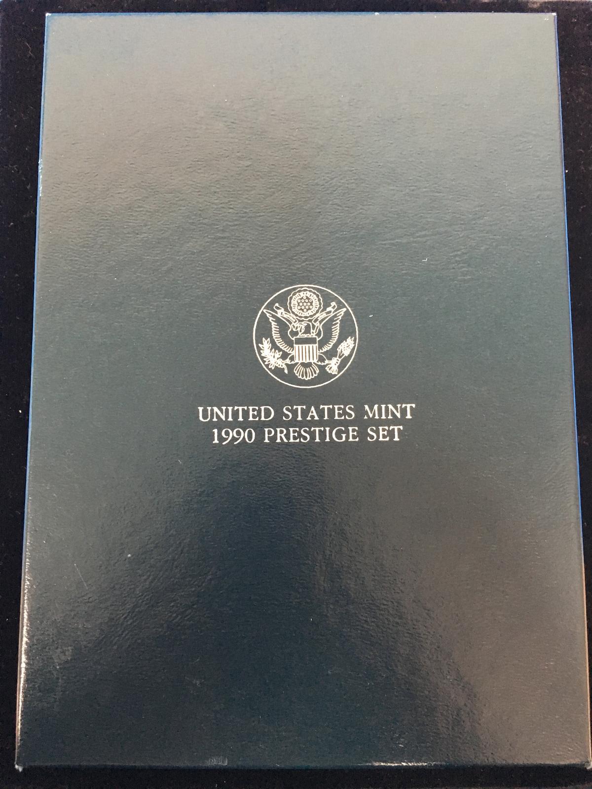 United States Mint 1990 Prestige Coin Set