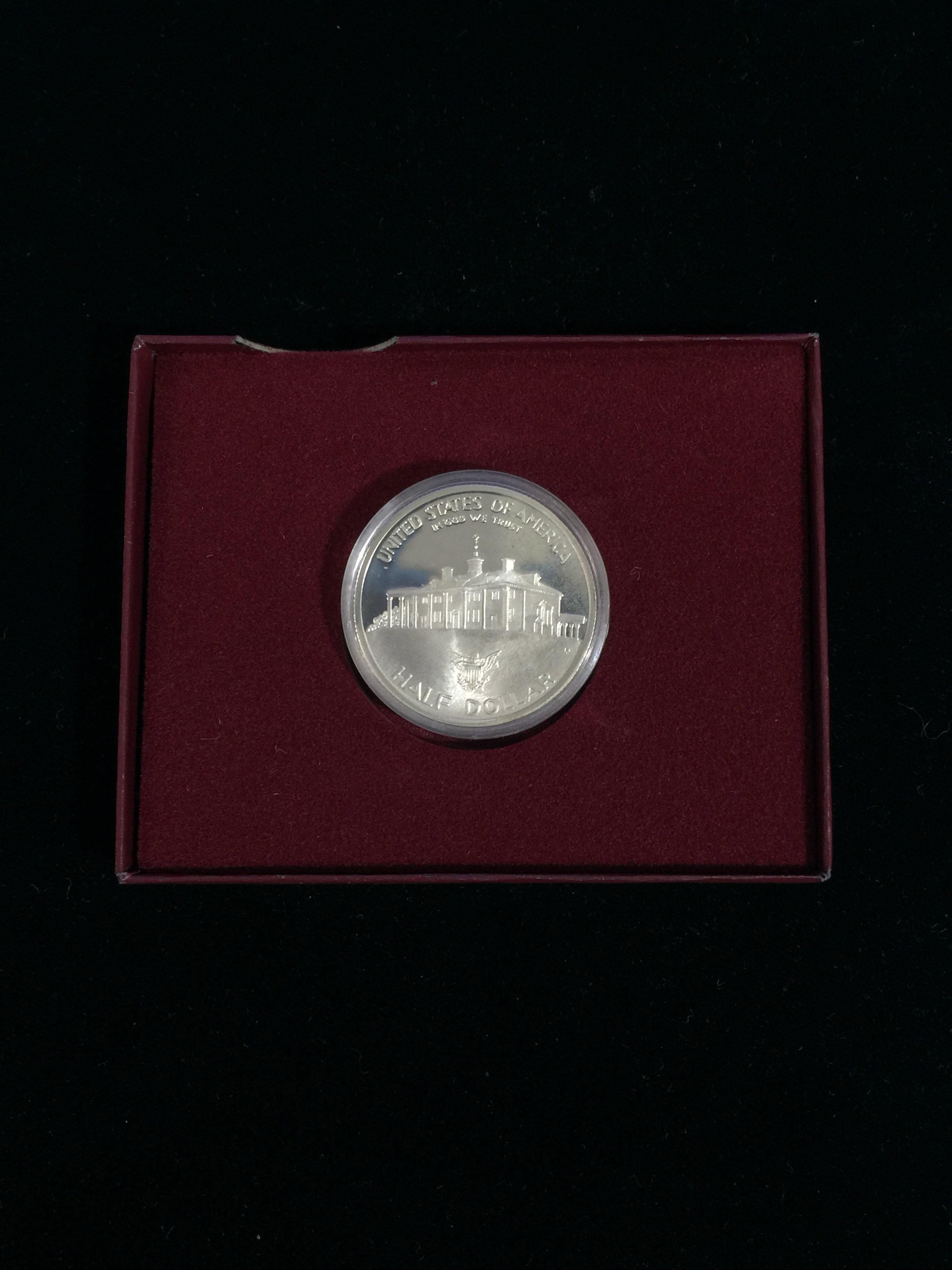 1982 Proof George Washington Commemorative US Half Dollar - 90% Silver Coin