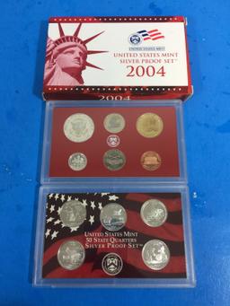 2004 United States Mint Silver Proof Set