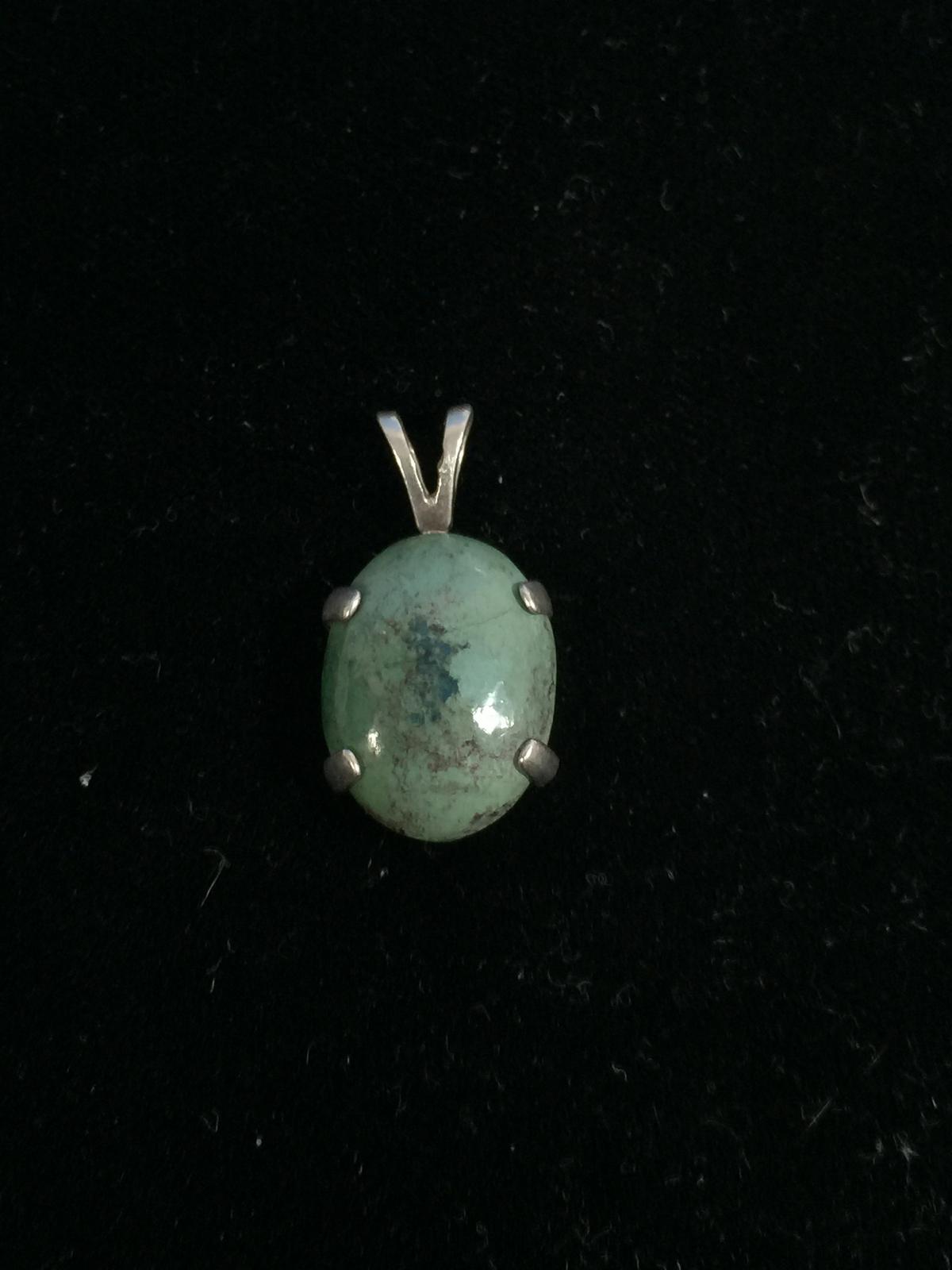 Sterling Silver & Turquoise Pendant