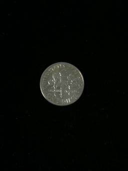 1957 United States Roosevelt Silver Dime - 90% Silver Coin - BU Condition