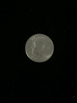 1960 United States Roosevelt Silver Dime - 90% Silver Coin - BU Condition