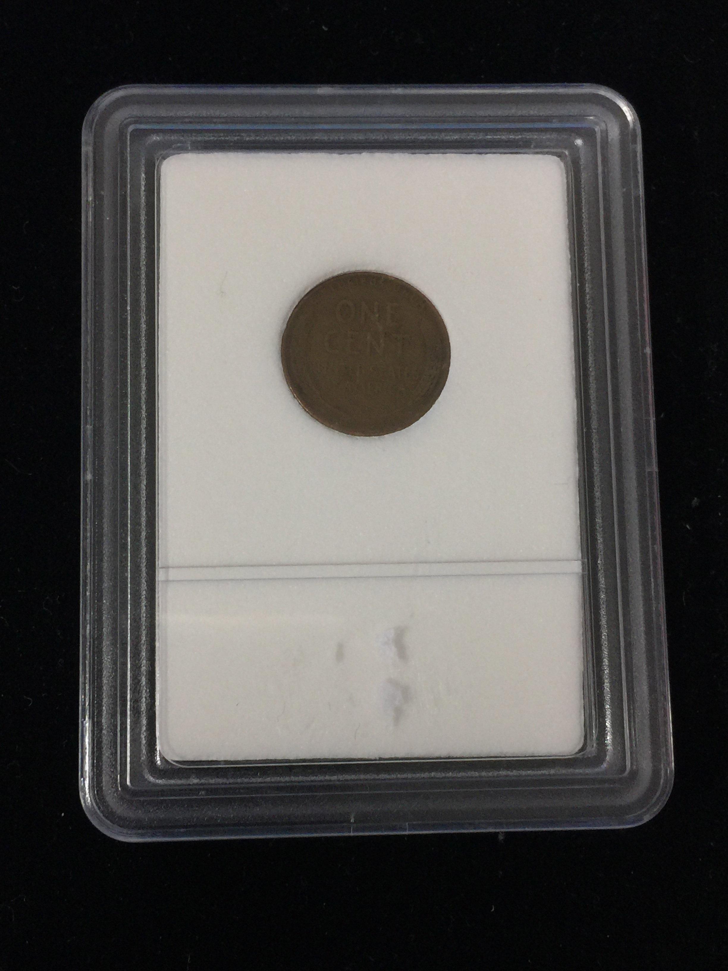 INB Slabbed 1939 United States Early Lincoln Wheat Back Penny Cent Coin