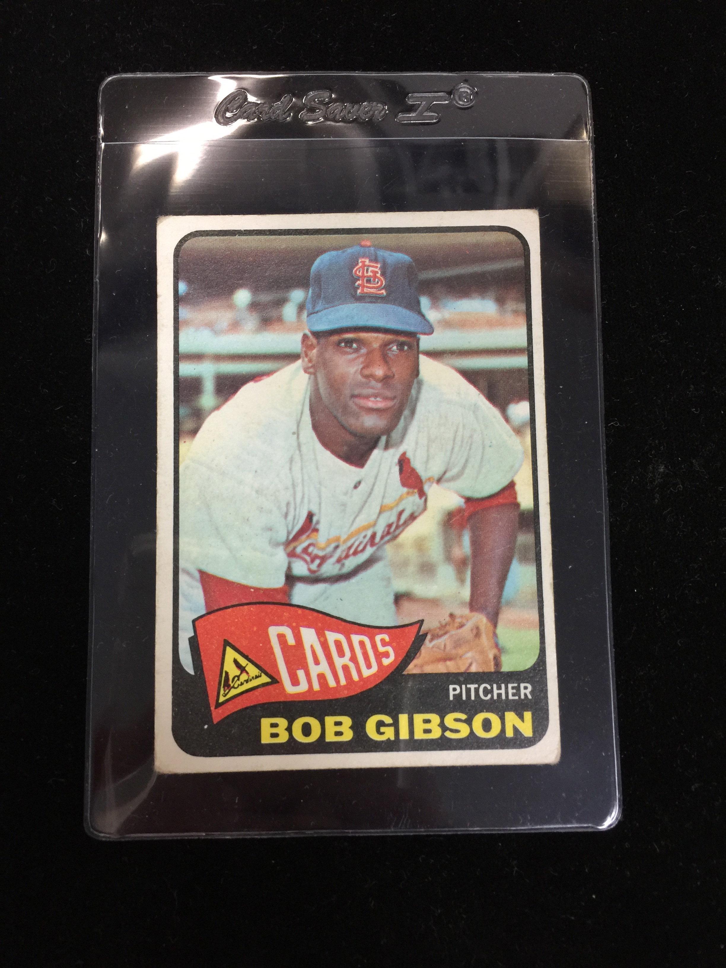 1965 Topps #320 Bob Gibson Cardinals Baseball Card