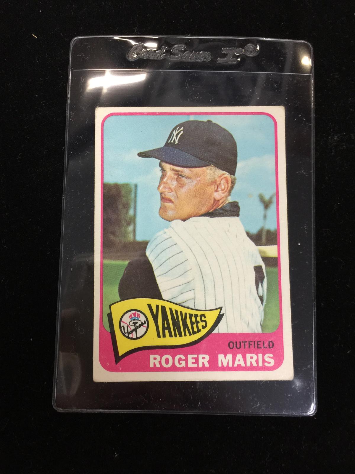 1965 Topps #155 Roger Maris Yankees Baseball Card
