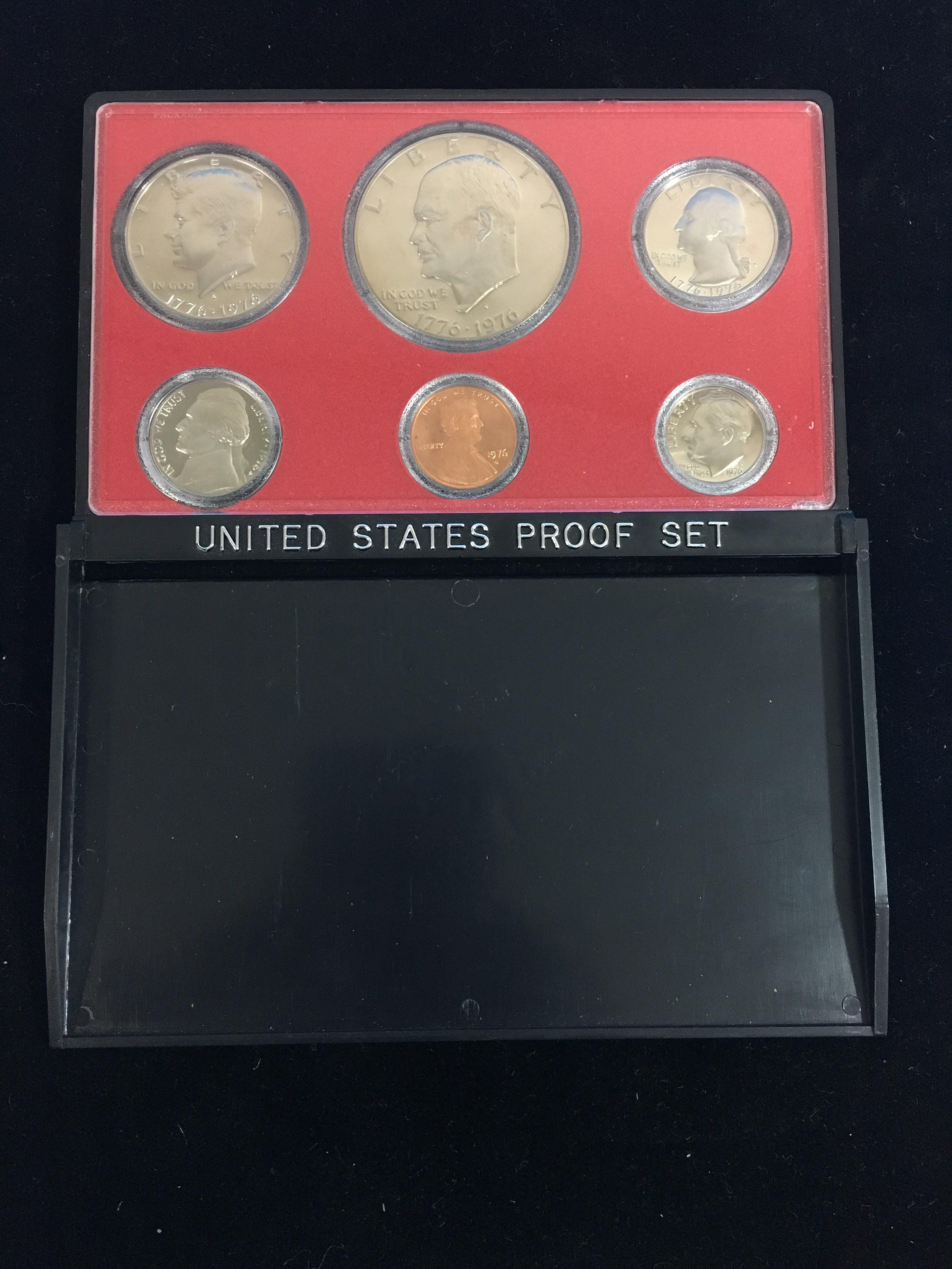 1976 United States Mint Proof Set - 6 Coin Set