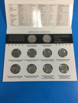 2016 United States Mint America The Beautiful Quarters Uncirculated Coin Set