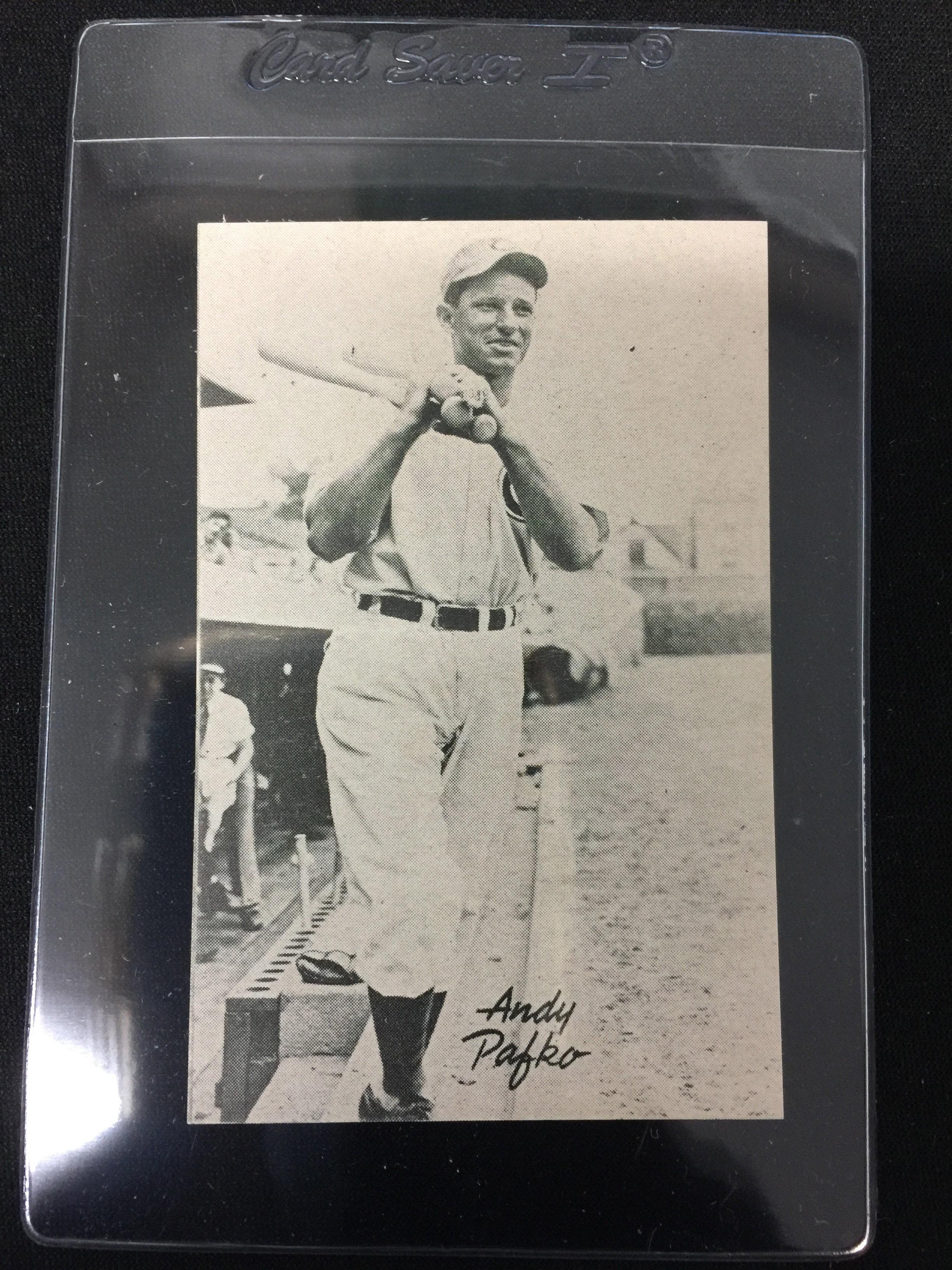 Vintage Andy Pafko Exhibit Baseball Card - EXTREMELY RARE