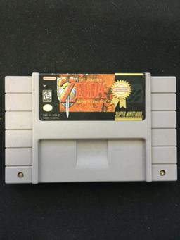 SNES Super Nintendo The Legend of Zelda A Link to The Past Video Game Cartridge