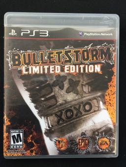 PS3 Playstation 3 BulletStorm Limited Edition Video Game