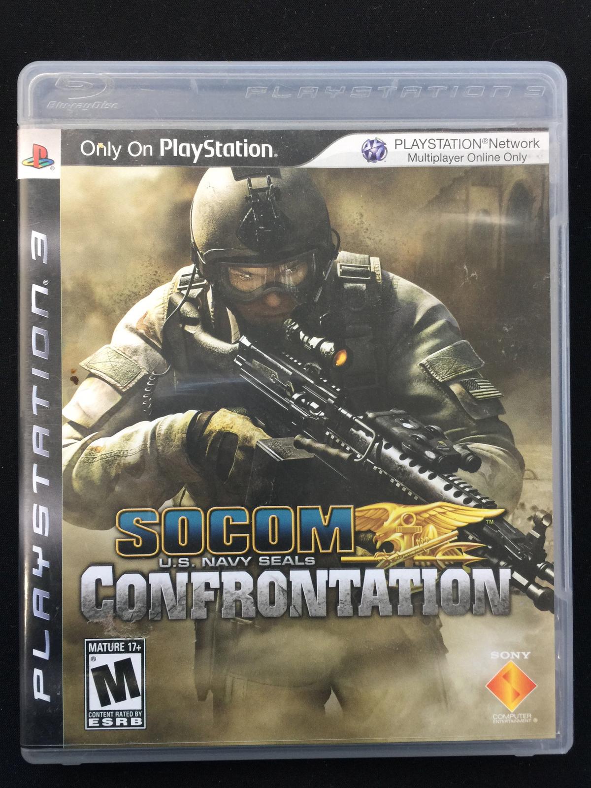 PS3 Playstation 3 SOCOM US Navy Seals Confrontation Video Game