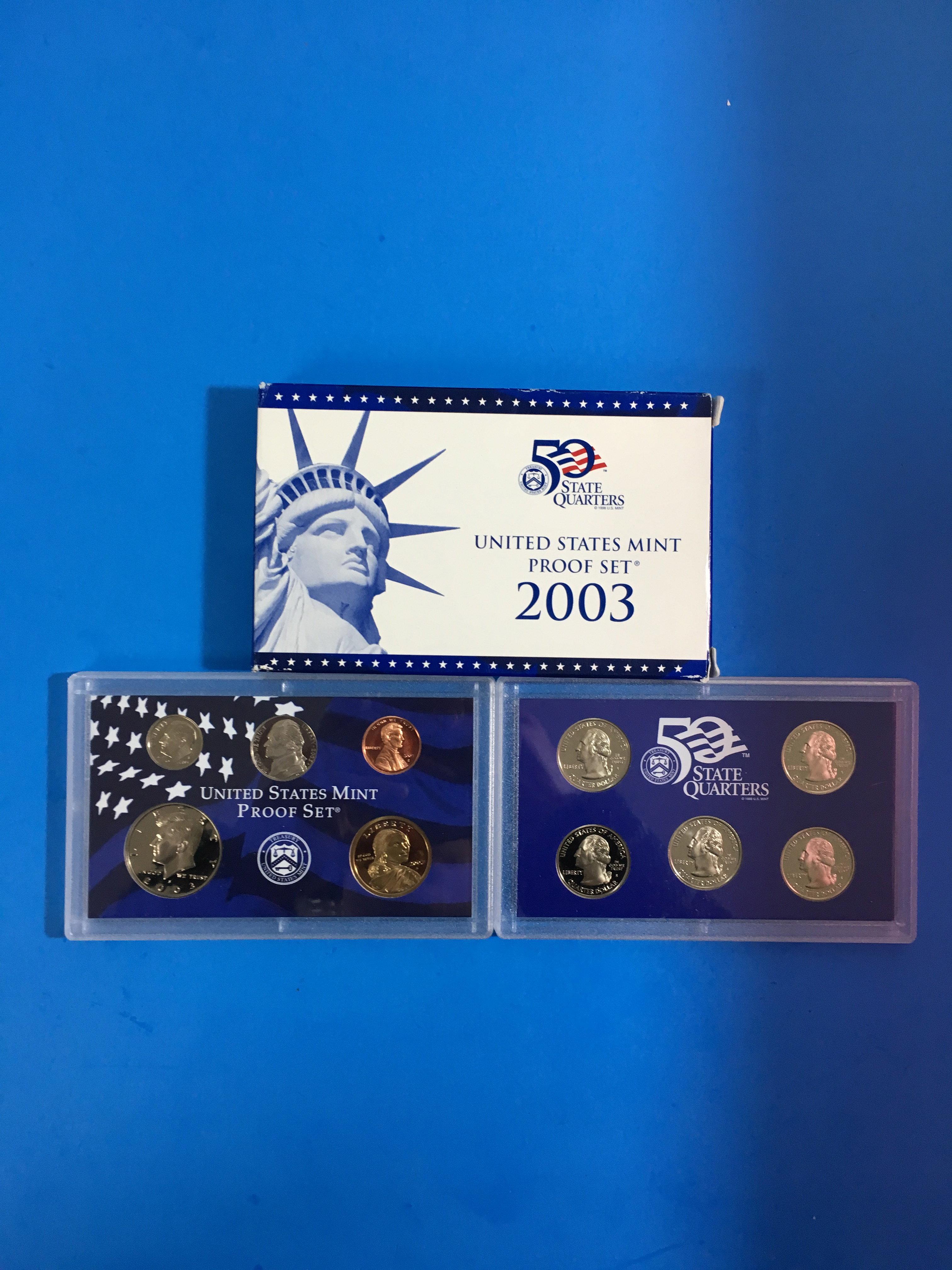 2003 United States Mint Proof Set