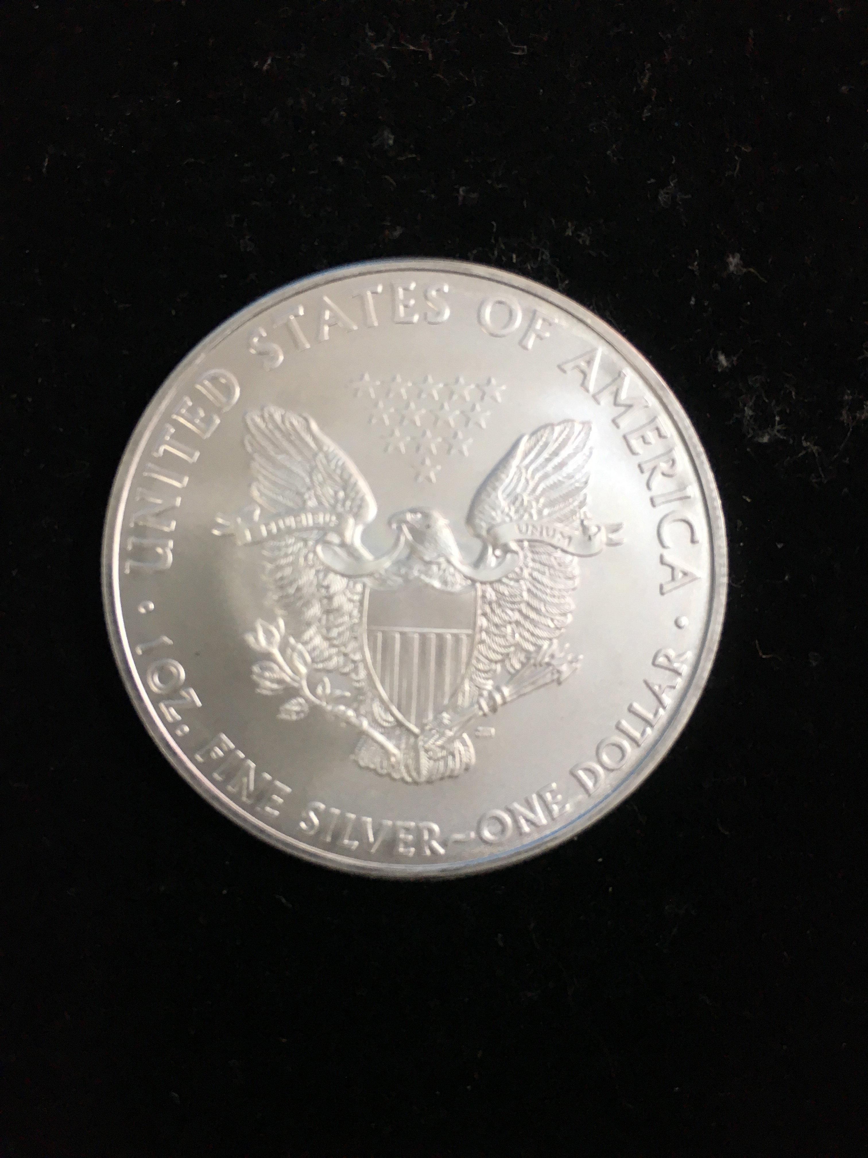 2009 United States American Eagle Silver Dollar 1 Ounce .999 Fine Silver Bullion Coin