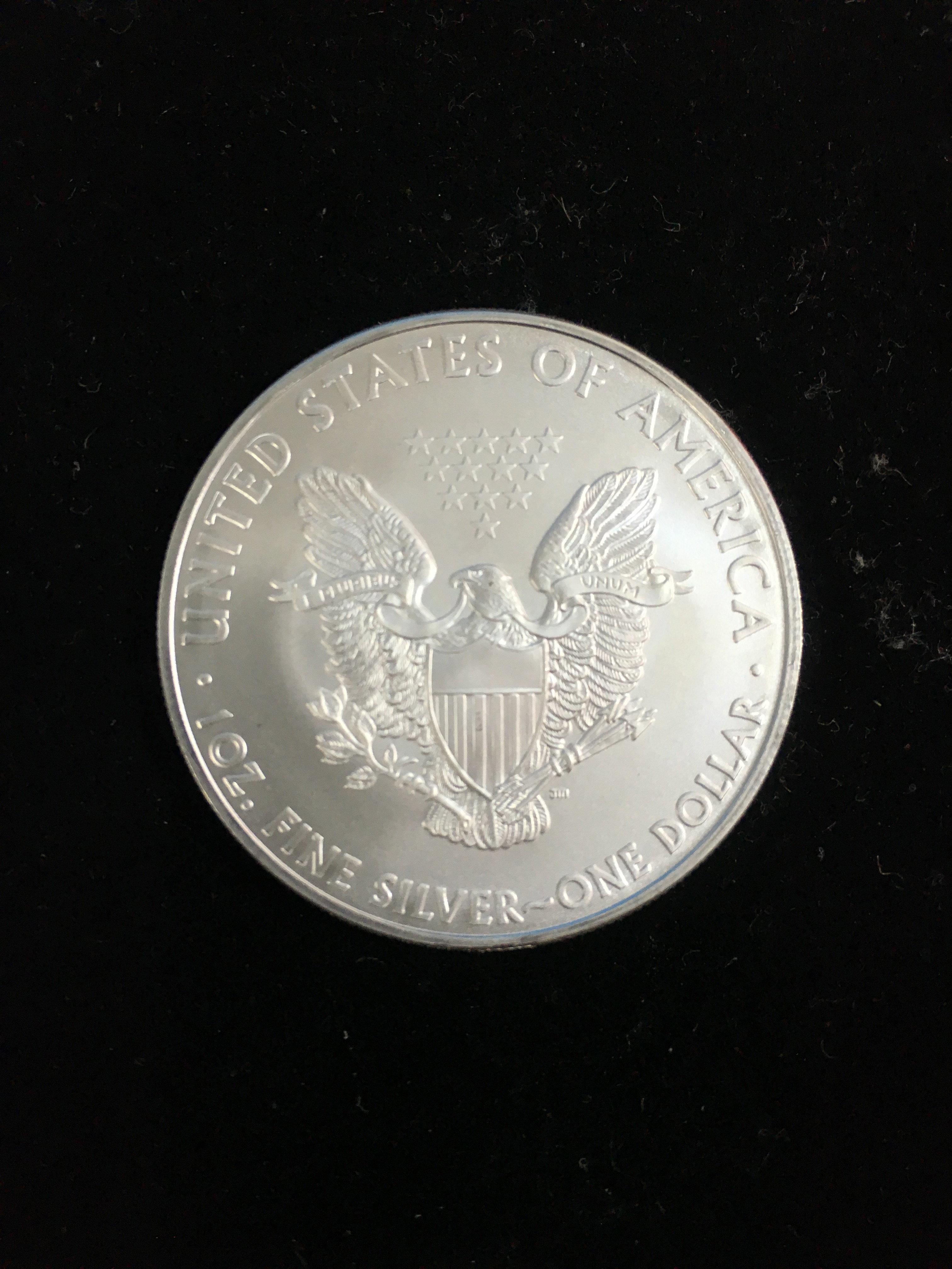 2009 United States American Eagle Silver Dollar 1 Ounce .999 Fine Silver Bullion Coin