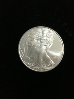 2009 United States American Eagle Silver Dollar 1 Ounce .999 Fine Silver Bullion Coin