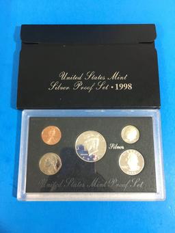 1998 United States Mint Silver Proof Set - RARE