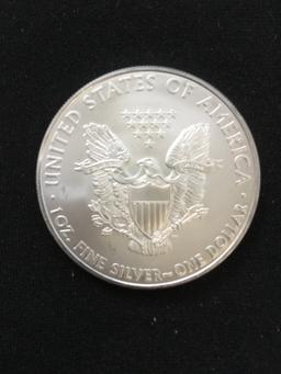 1 Troy Ounce .999 Fine Silver 2009 U.S. American Silver Eagle Silver Bullion Coin