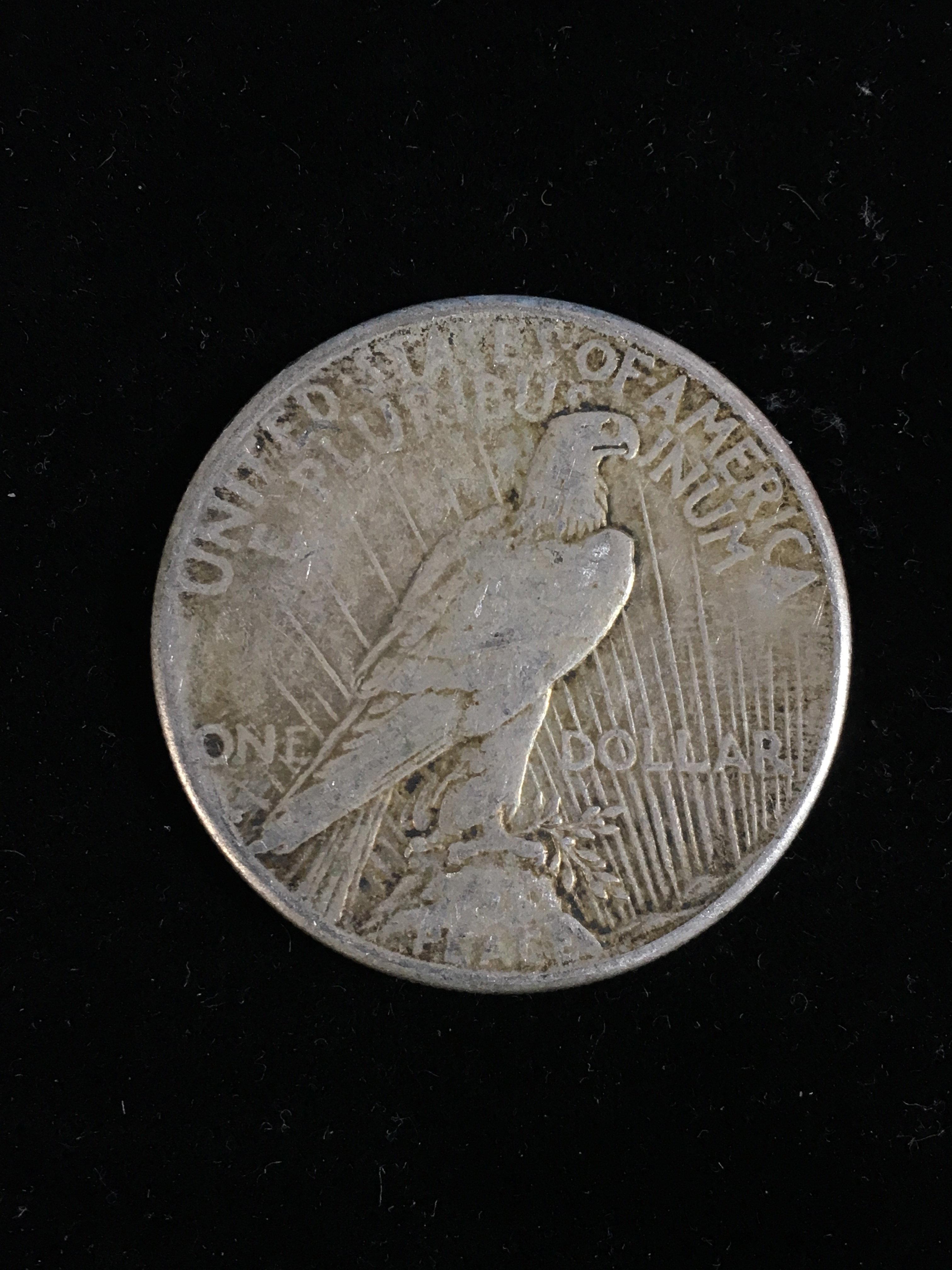 1924-S United States Silver Peace Dollar - 90% Silver Coin