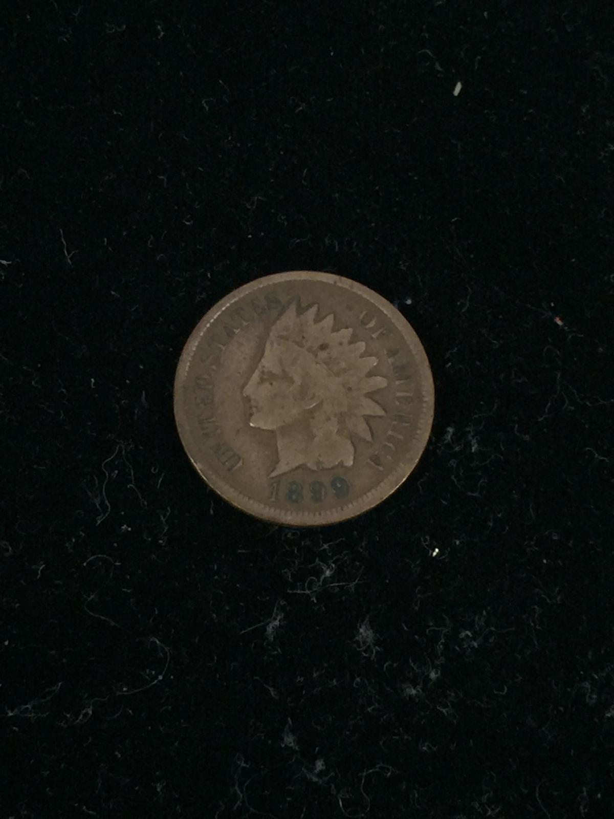 1899 United States Indian Head Penny Cent Coin