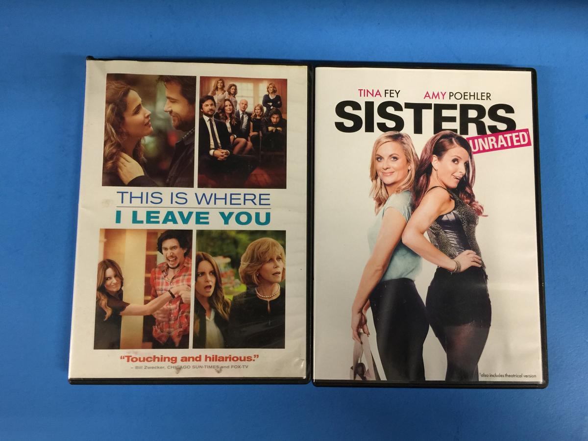 2 Movie Lot: TINA FEY: This Is Where I Leave You & Sisters DVD