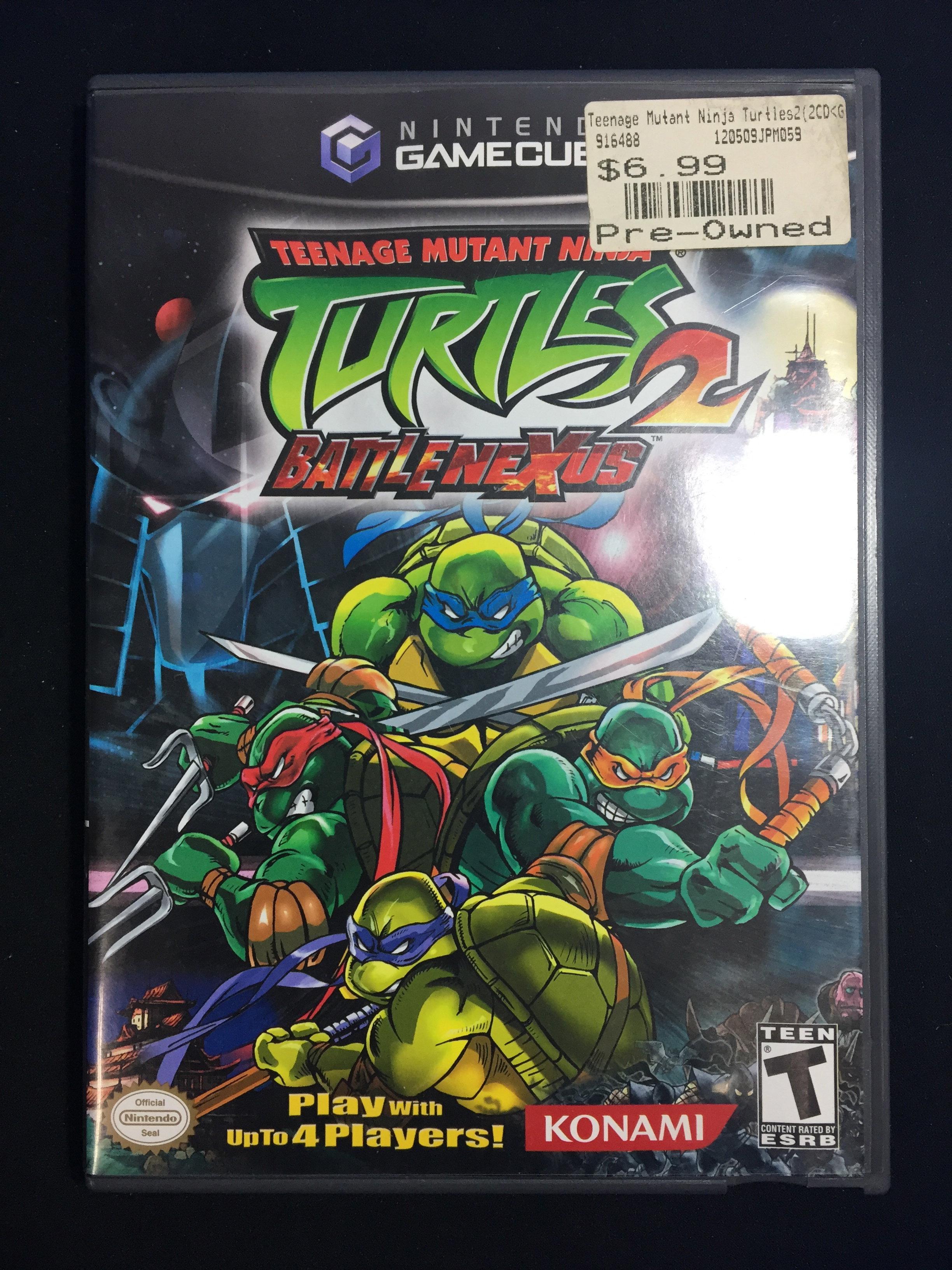 Nintendo Gamecube Teenage Mutant Ninja Turtles 2 Battle Nexus Video Game