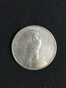 1923 United States Silver Peace Dollar - 90% Silver Coin