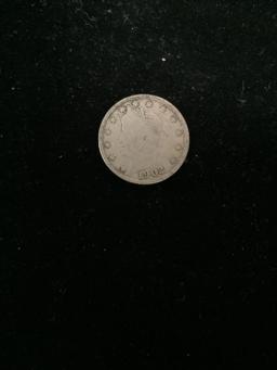 1902 United States Liberty V Nickel Coin