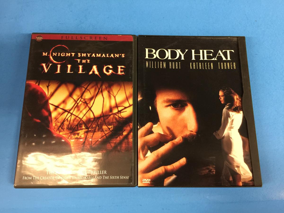 2 Movie Lot: WILLIAM HURT: Body Heat & The Village DVD