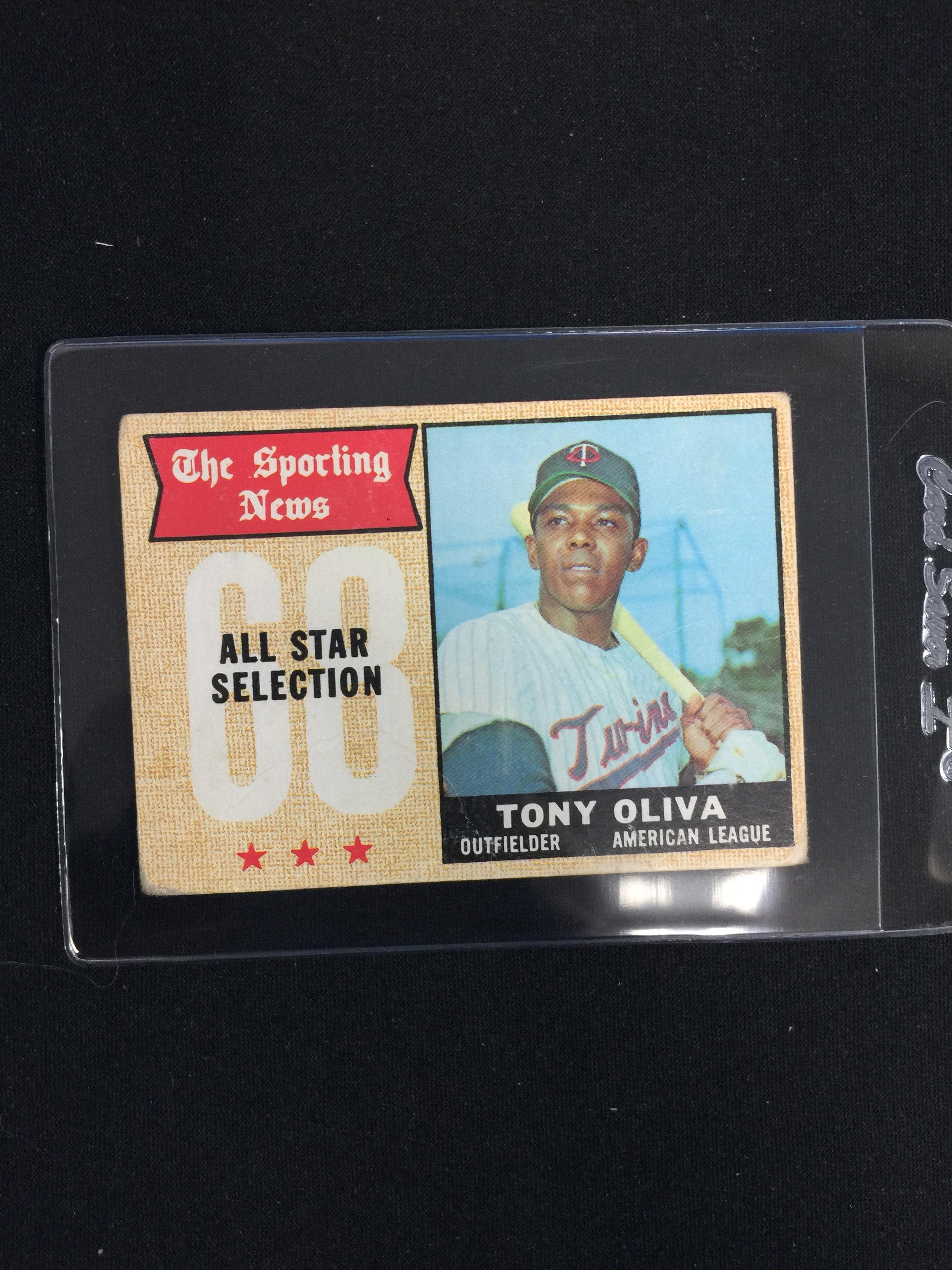 1968 Topps #371 Tony Oliva Twins All-Star Baseball Card