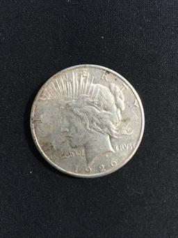 1926-S United States Peace Silver Dollar - 90% Silver Coin