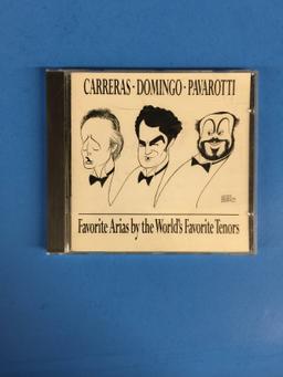 Carreras, Doming & Pavarotti - Favorite Arias By the World's Favorite Tenors CD