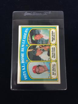 1972 Topps #90 AL Home Run Leaders - Reggie Jackson Baseball Card