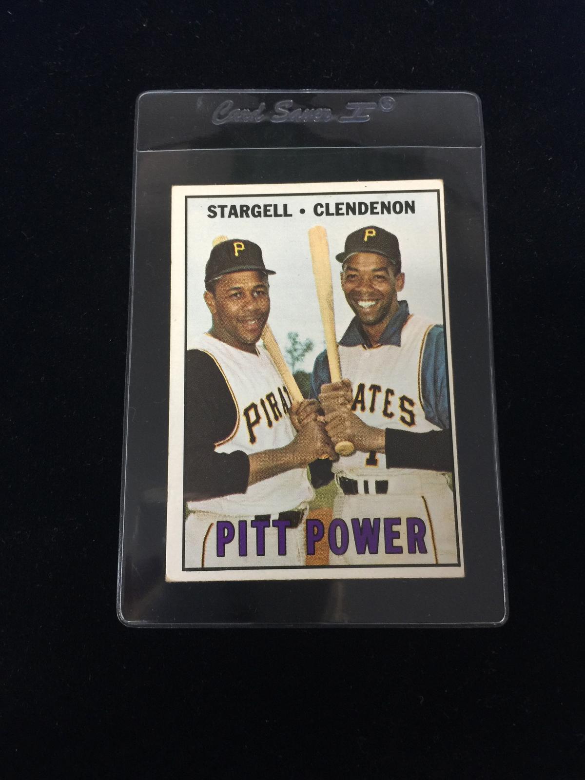 1967 Topps #266 Pitt Power - Willie Stargell Baseball Card