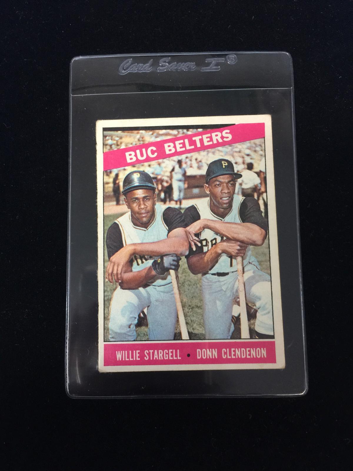 1966 Topps #99 Buc Belters - Willie Stargell Baseball Card