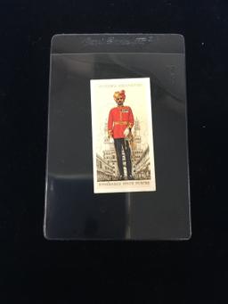 1938 John Player Cigarettes Military Uniforms of British Empire Hyderabad State Forces Tobacco Card