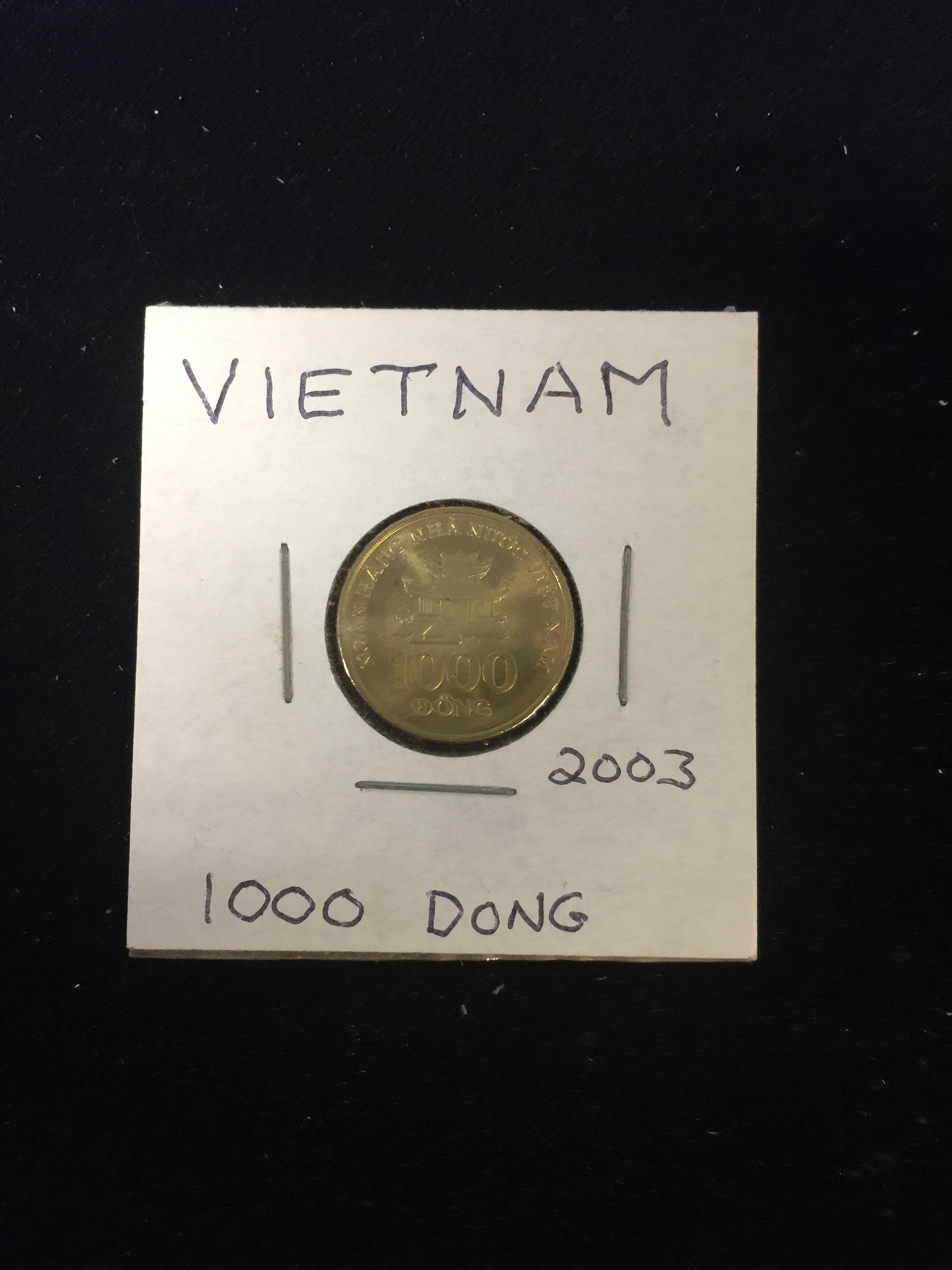 2003 Vietnam - 1,000 Dong - Foreign Coin in Holder
