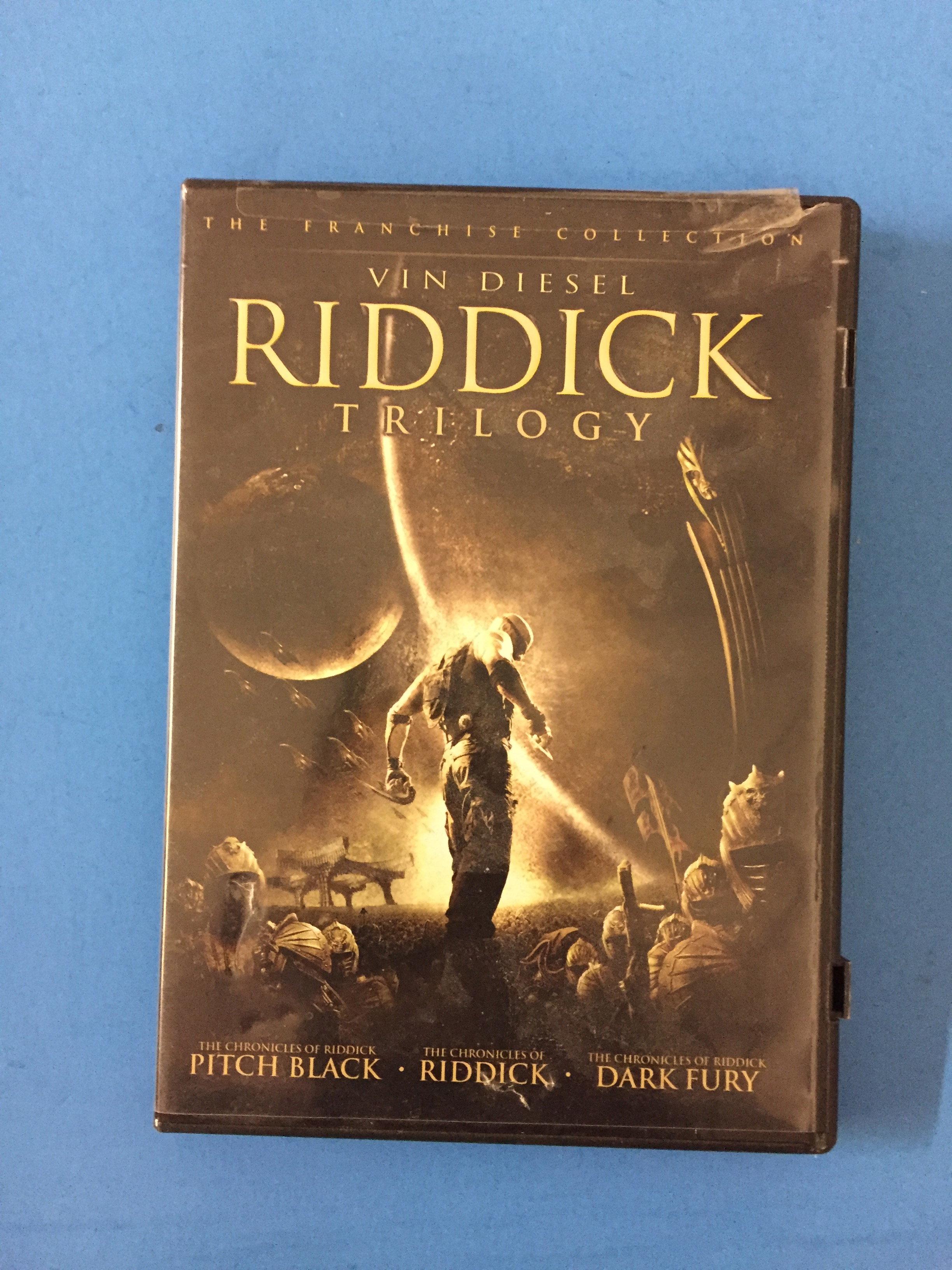 Triple Feature - Riddick Trilogy - Pitch Black, Chronicles of Riddick & Dark Fury DVD Set