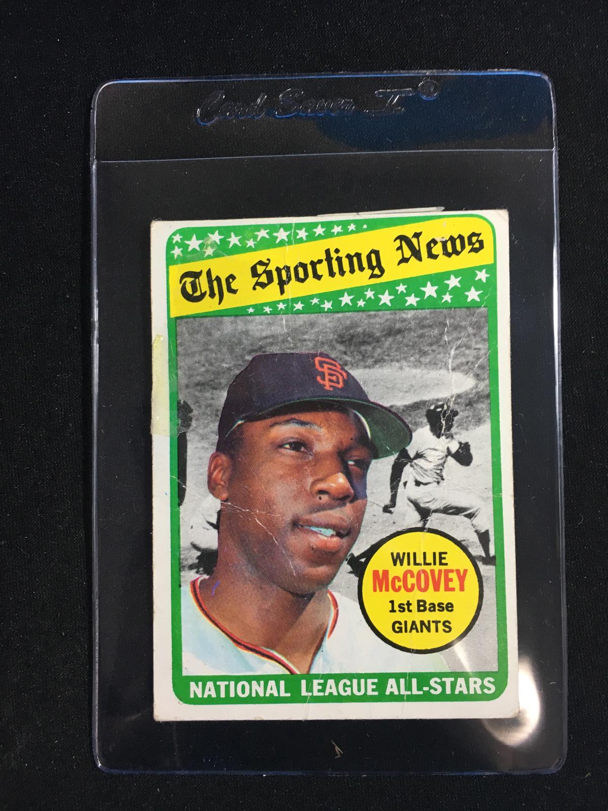 1969 Topps #416 Willie McCovey Giants All-Star Baseball Card