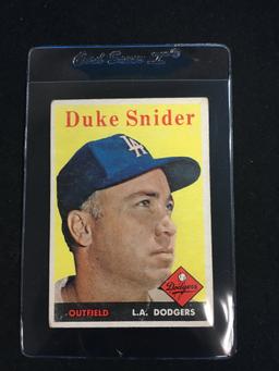 1958 Topps #88 Duke Snider Dodgers Baseball Card