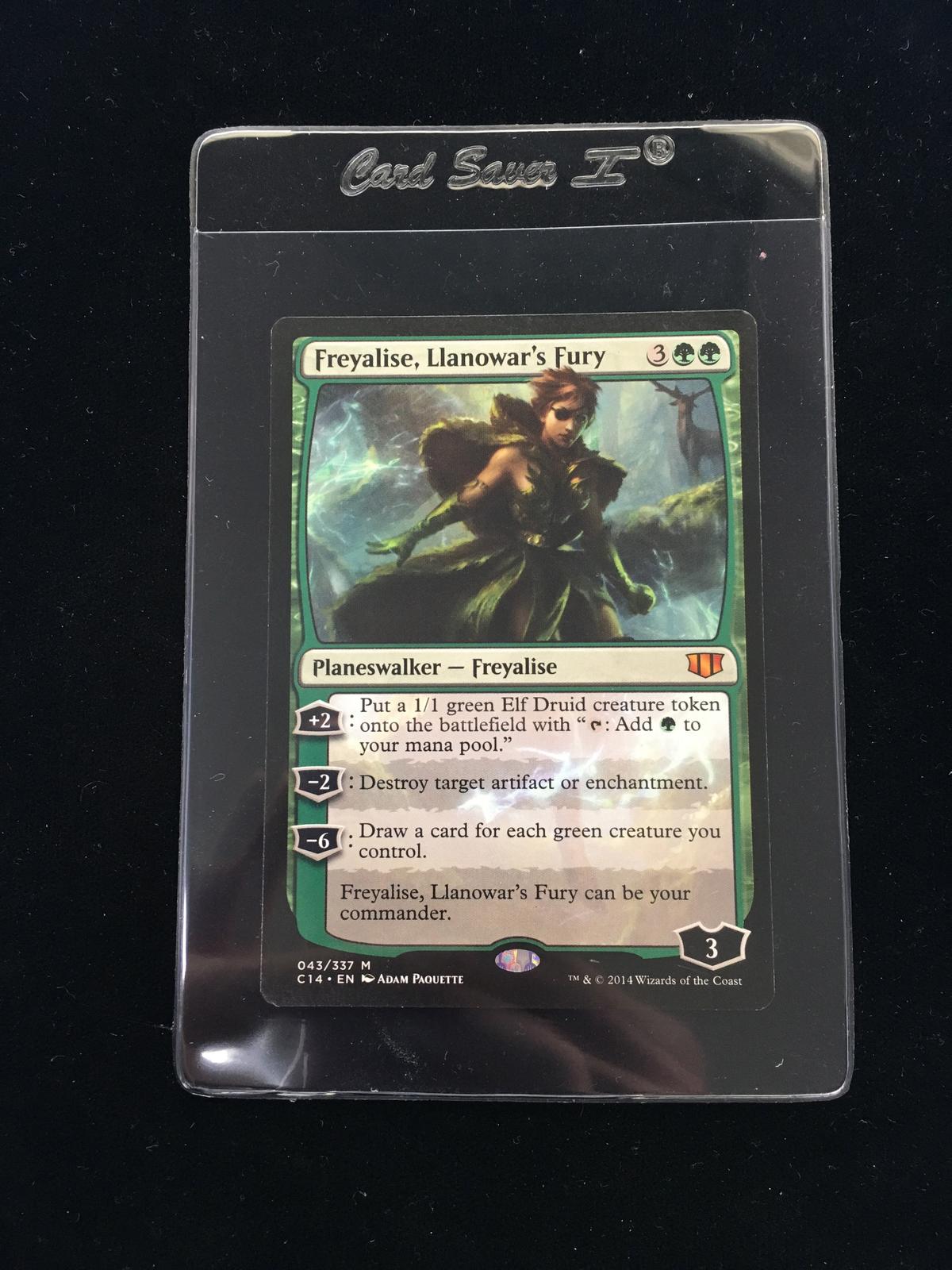 MTG Magic the Gathering FREYALISE, LLANOWAR'S FURY Mythic Rare Card