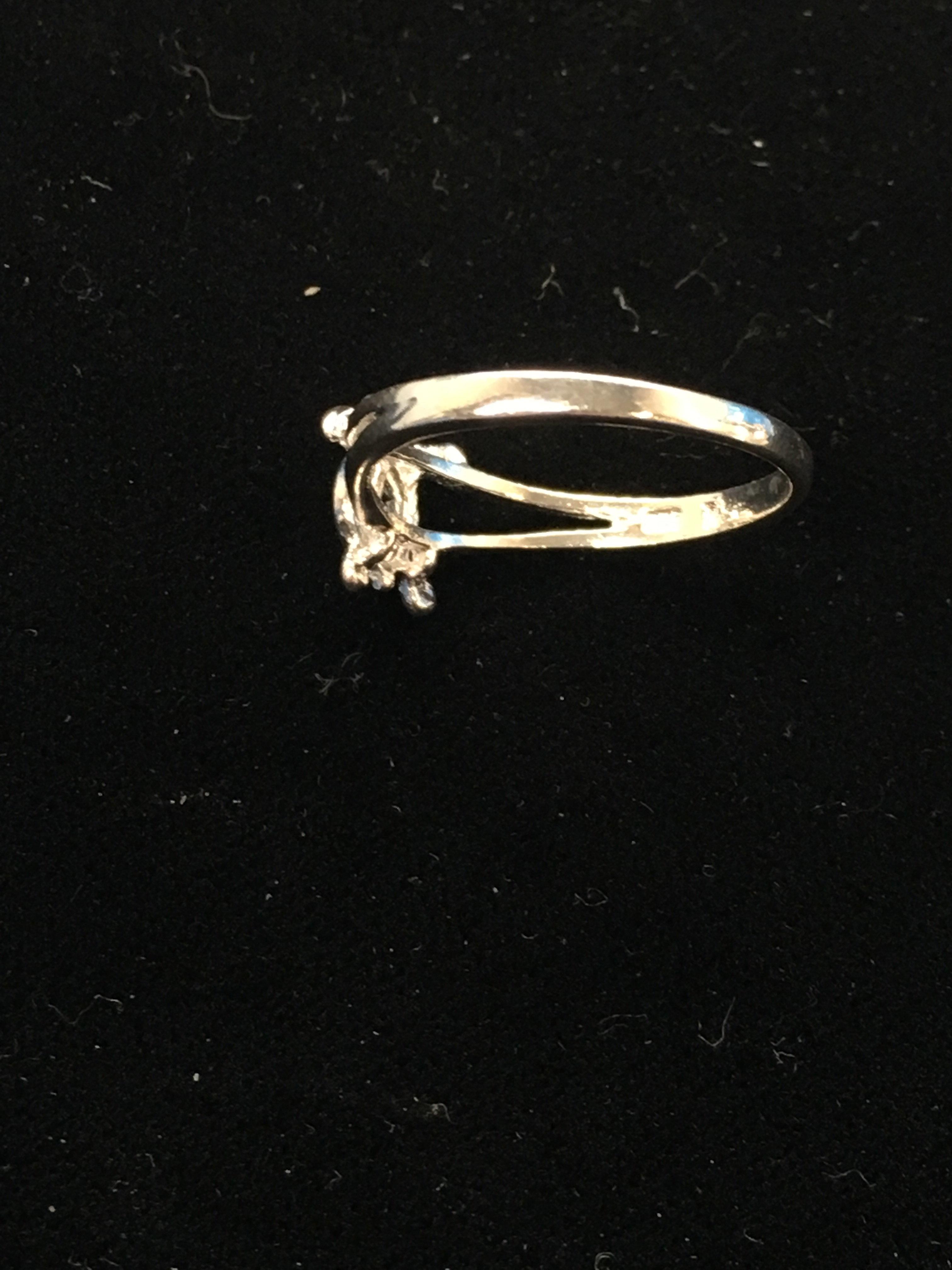 Sterling Silver Turtle Ring - Size 6.5