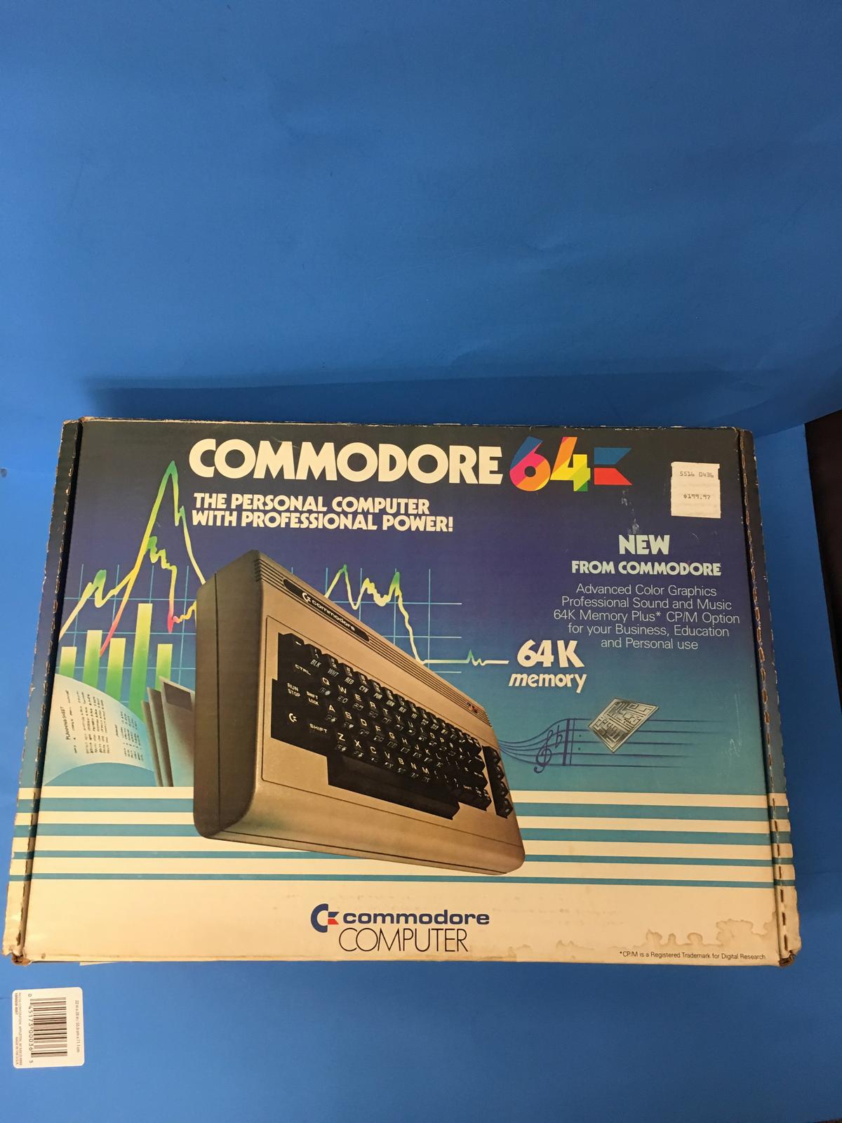 RARE in Box Commodore 64 Gaming Device in Box