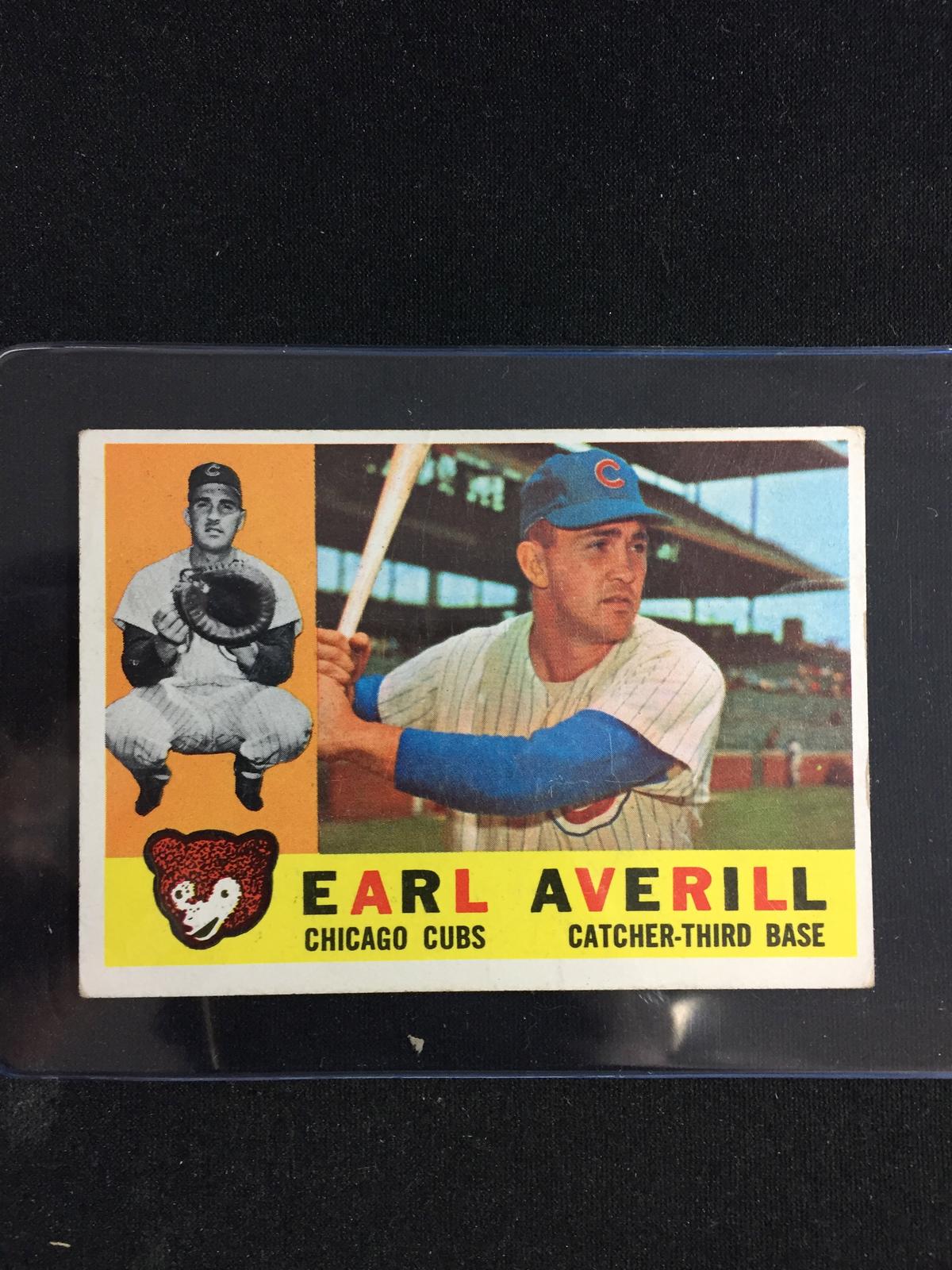 1960 Topps #39 Earl Averill Cubs Baseball Card