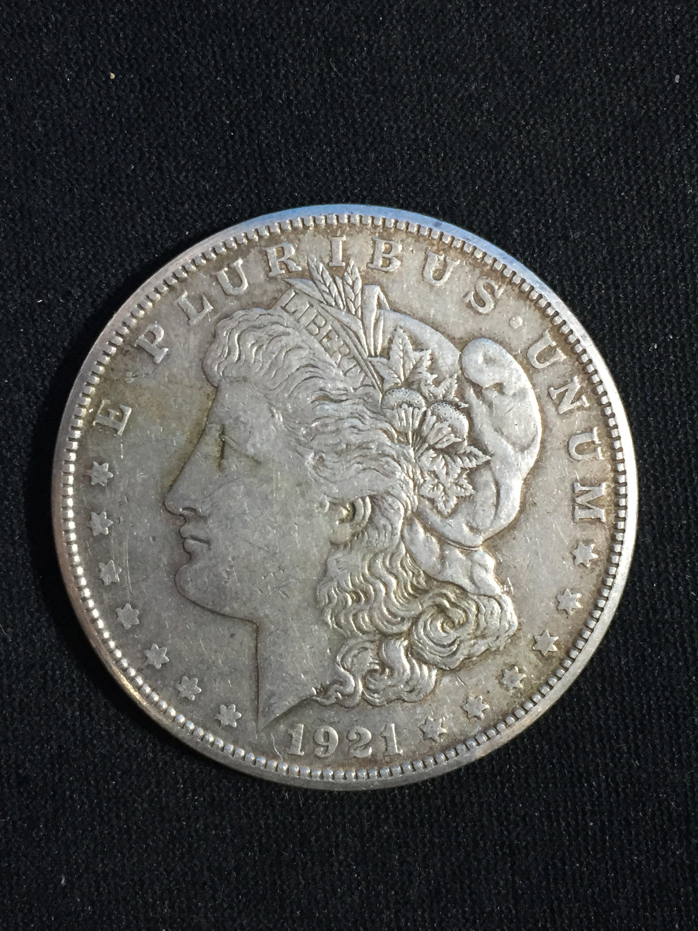 1921-S United States Morgan Silver Dollar - 90% Silver Coin