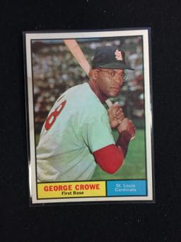 1961 Topps #52 George Crowe Cardinals Baseball Card